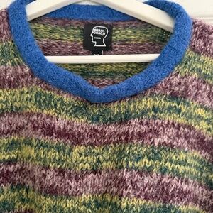 Brain Dead Peruvian Knit Stripe Sweater